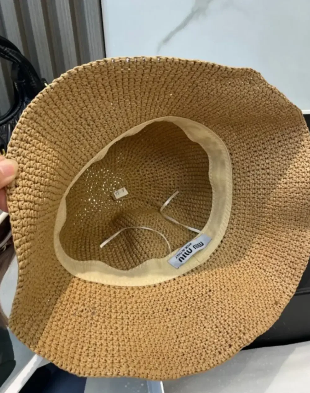 Miu Miu Khaki - Straw Fisherman's Hat